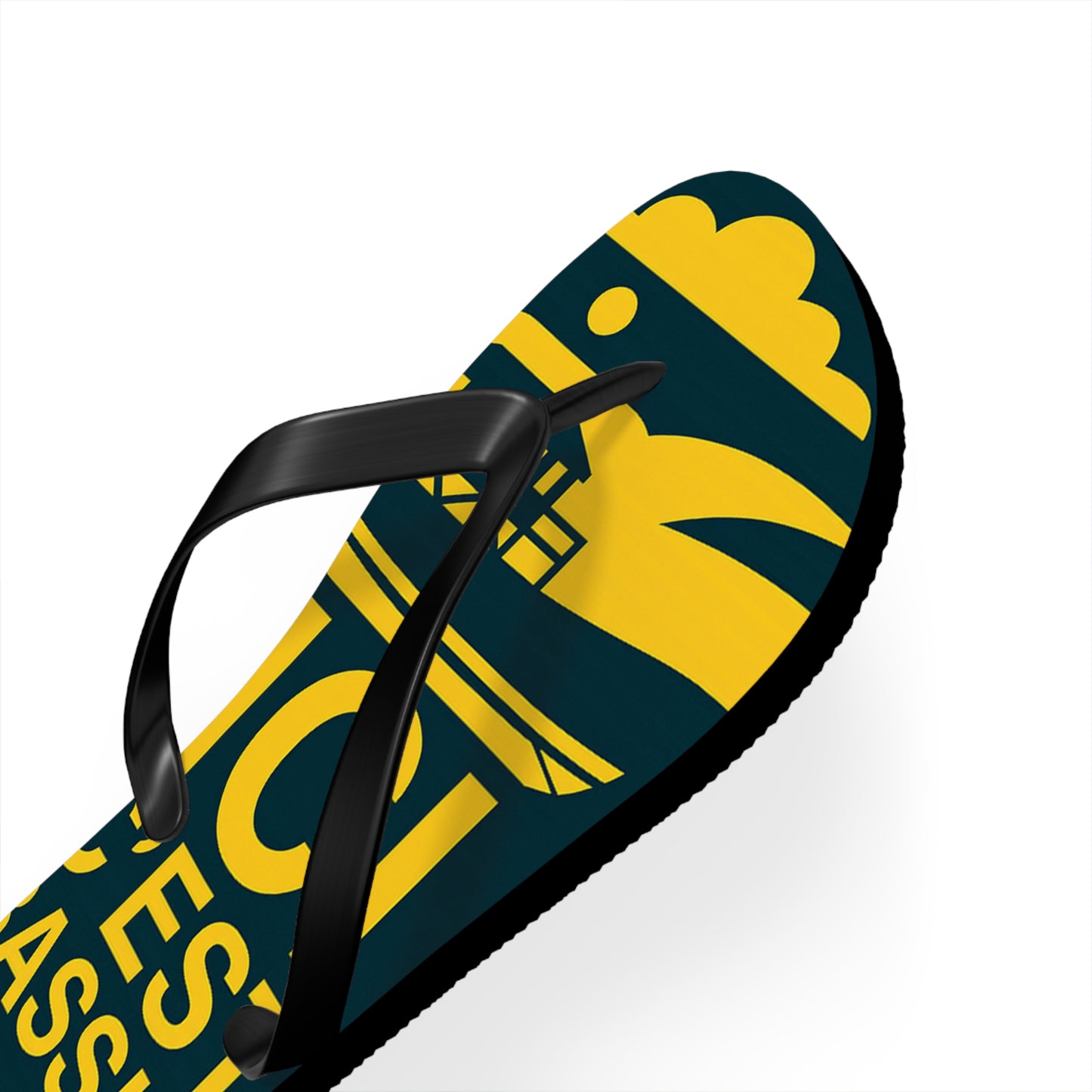Tongs « ICI C’EST BASSIN » – Tongs de plage uniques, souvenir du Bassin d’Arcachon, confort et style été