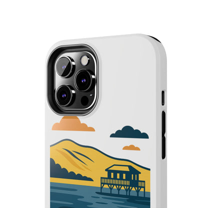 Coque robuste Bassin d’Arcachon • Cabanes tchanquées & océan • Protection premium | BAMg