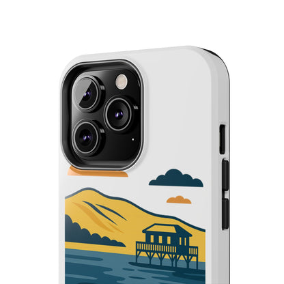 Coque robuste Bassin d’Arcachon • Cabanes tchanquées & océan • Protection premium | BAMg