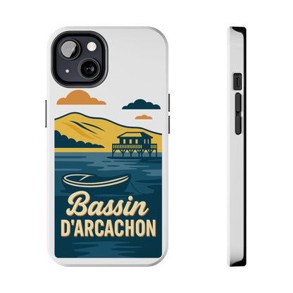 Coque robuste Bassin d’Arcachon • Cabanes tchanquées & océan • Protection premium | BAMg