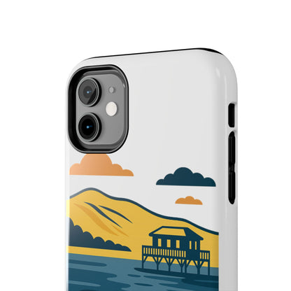 Coque robuste Bassin d’Arcachon • Cabanes tchanquées & océan • Protection premium | BAMg