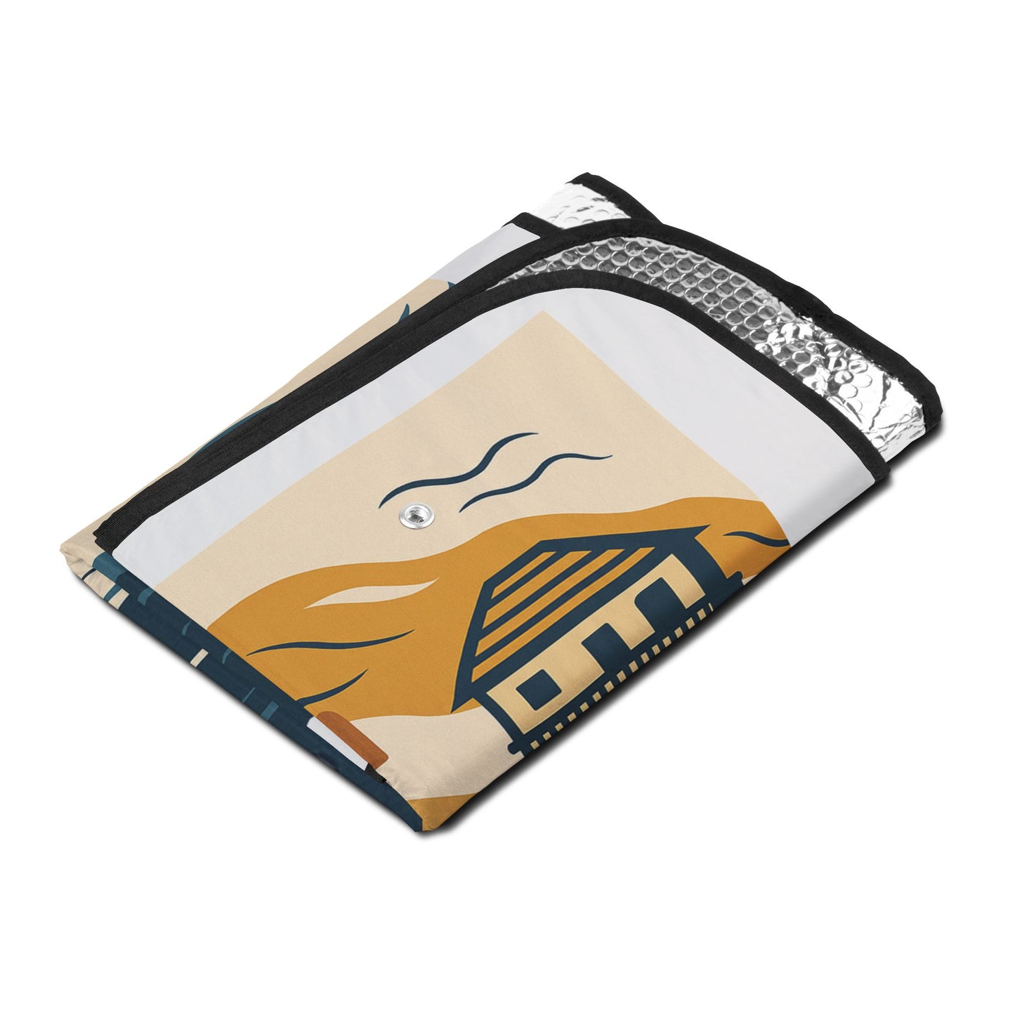 Pare-soleil BAMG – Bassin d’Arcachon Edition (Cabane tchanquée – style vintage)