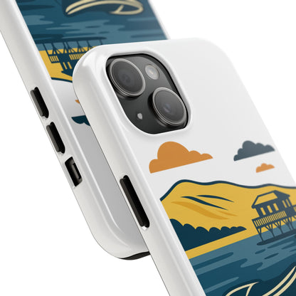 Coque robuste Bassin d’Arcachon • Cabanes tchanquées & océan • Protection premium | BAMg