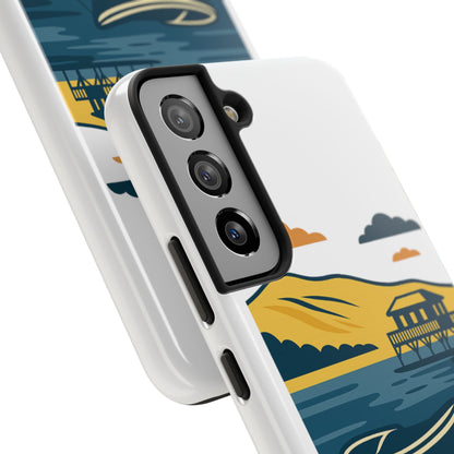 Coque robuste Bassin d’Arcachon • Cabanes tchanquées & océan • Protection premium | BAMg