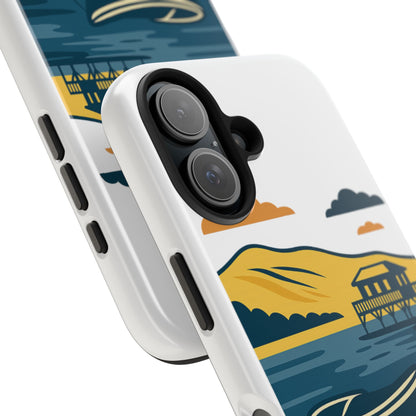 Coque robuste Bassin d’Arcachon • Cabanes tchanquées & océan • Protection premium | BAMg