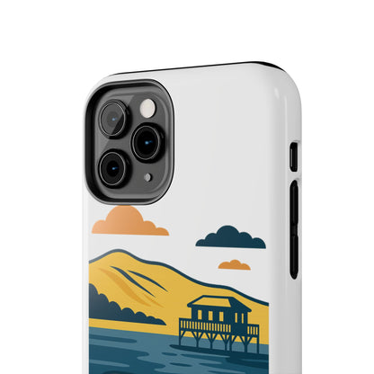 Coque robuste Bassin d’Arcachon • Cabanes tchanquées & océan • Protection premium | BAMg