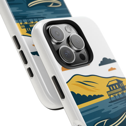 Coque robuste Bassin d’Arcachon • Cabanes tchanquées & océan • Protection premium | BAMg