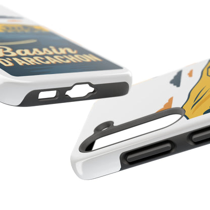 Coque robuste Bassin d’Arcachon • Cabanes tchanquées & océan • Protection premium | BAMg