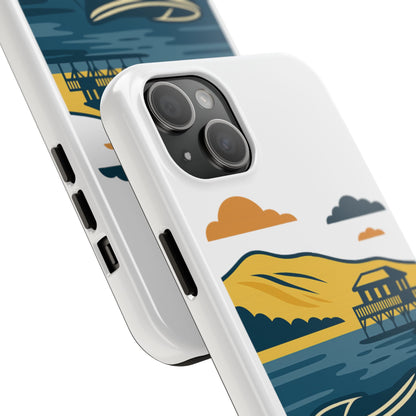 Coque robuste Bassin d’Arcachon • Cabanes tchanquées & océan • Protection premium | BAMg