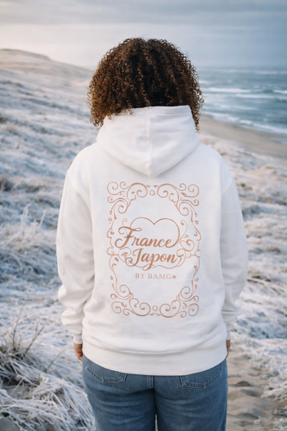 Sweat France Japon by BAMG – Or Rose Métallisé – Bassin d’Arcachon Edition