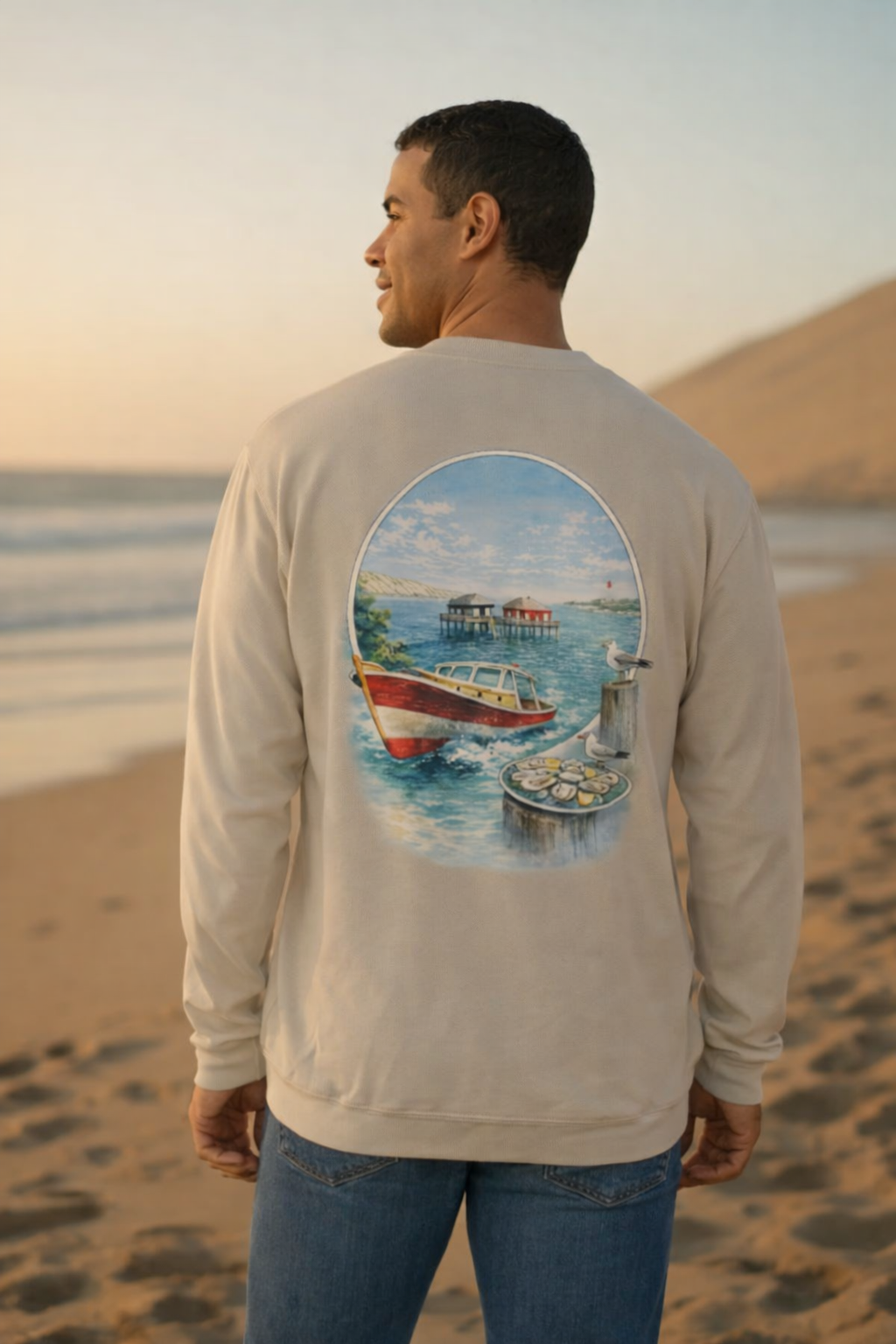 Arcachon avec un grand B – Sweat unisexe iconique du Bassin | BAMG