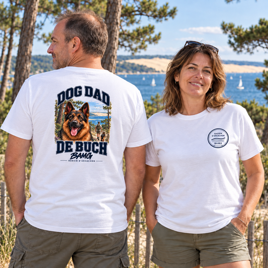T-shirt BAMG — Dog Mum / Dog Dad de Buch — visuel du produit